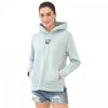 Bluza damska z kapturem LUHNA SS22 - Spooks - powder mint